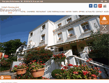Tablet Screenshot of hotel-beausoleil-dax.fr